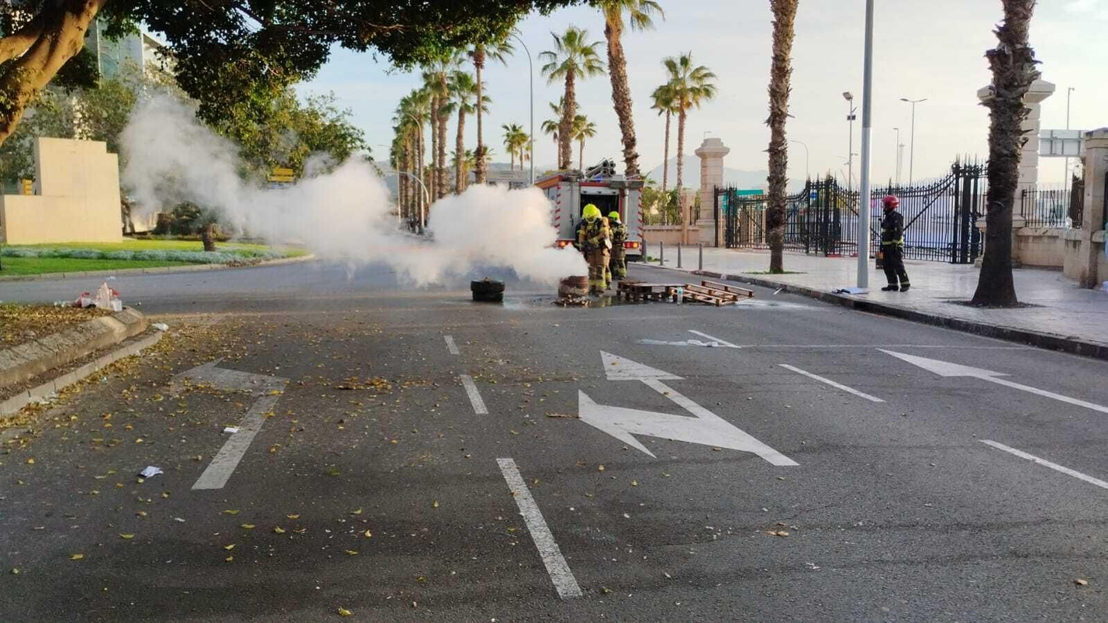 Las fotos de la segunda jornada de protesta de los agricultores de Málaga Las fotos de la segunda jornada de protesta de los agricultores de Málaga