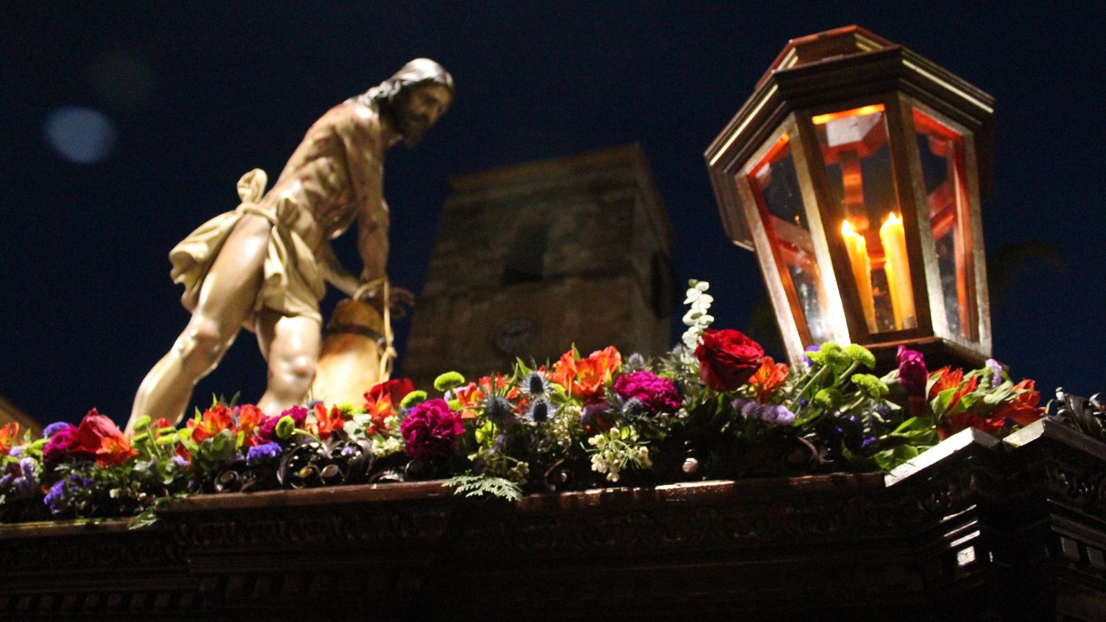 Cristo atado a la columna en Vera.