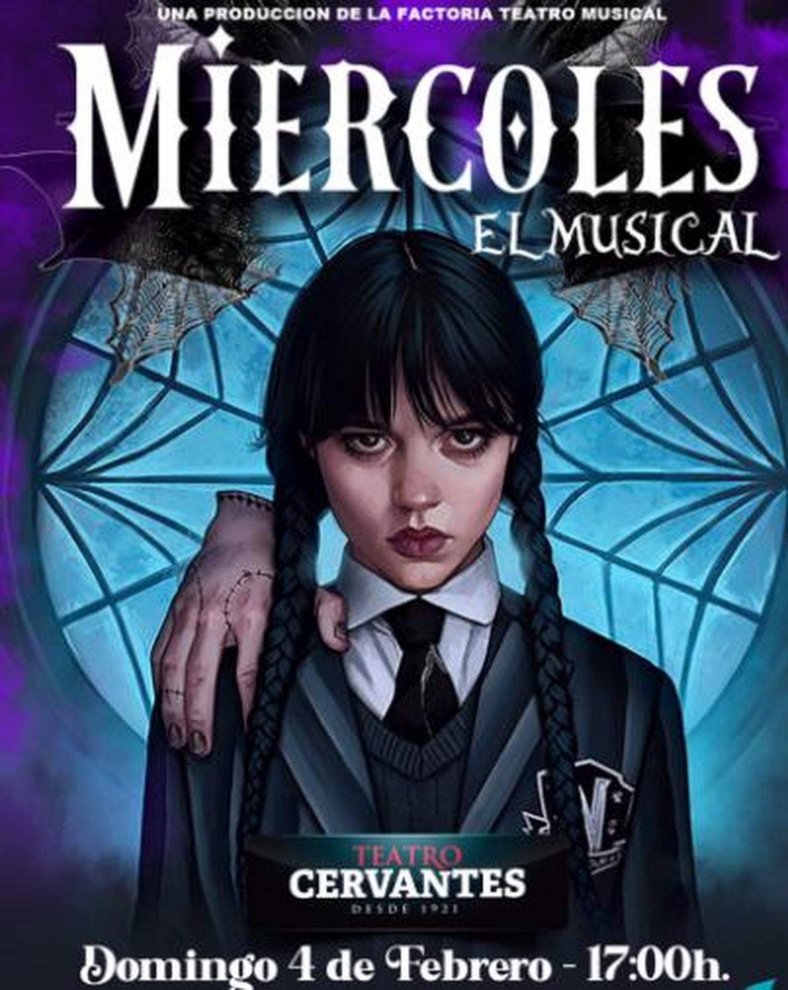 Cartel del musical de Miércoles