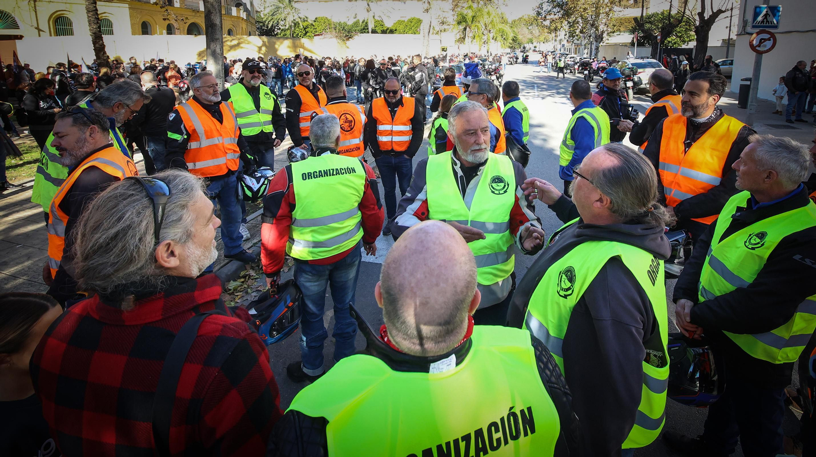 Búscate en la gran motorada solidaria celebrada en Jerez