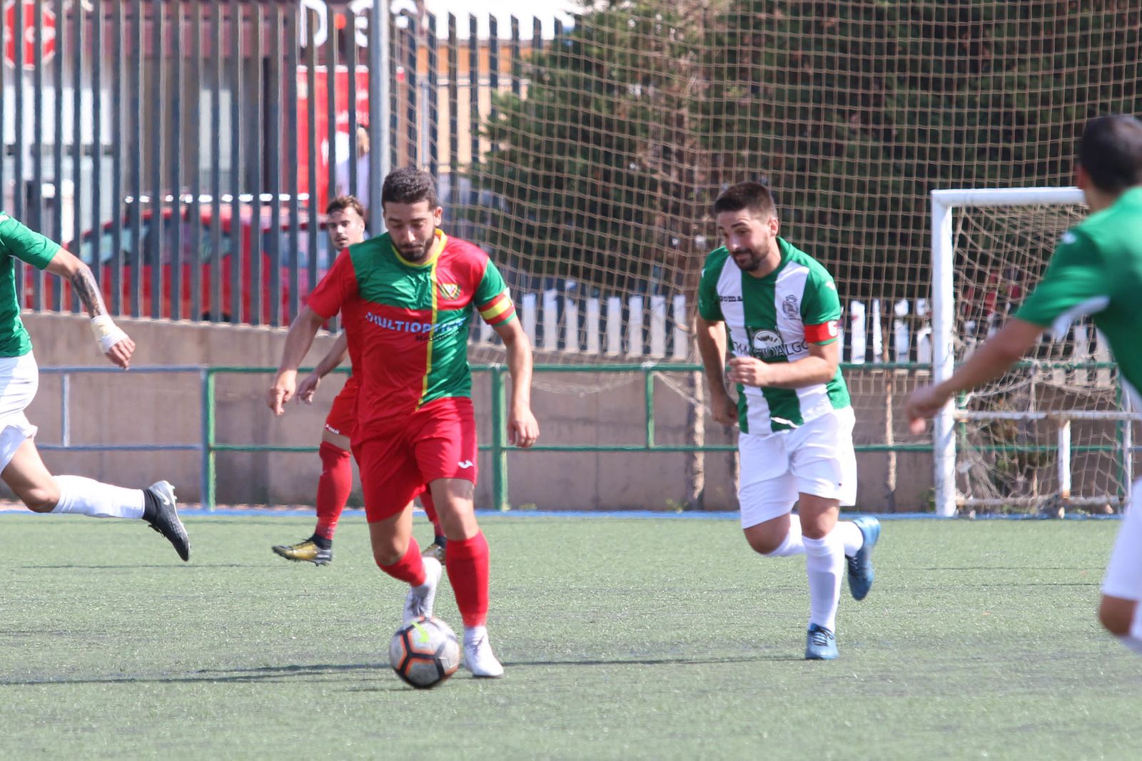 Garri, jugador del conjunto arlequinado.