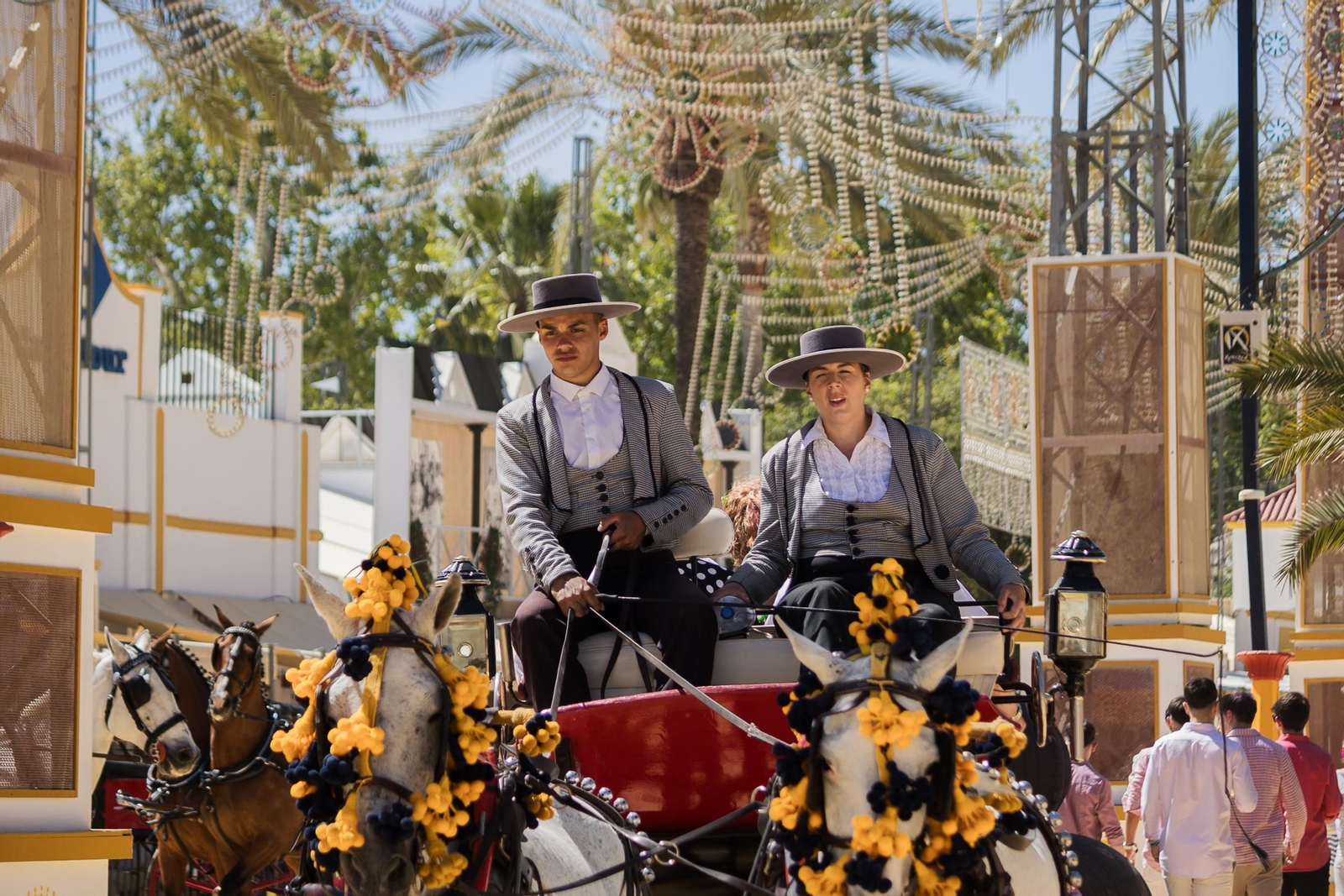 Imágenes del ambiente el martes en la Feria de Jerez 2024
