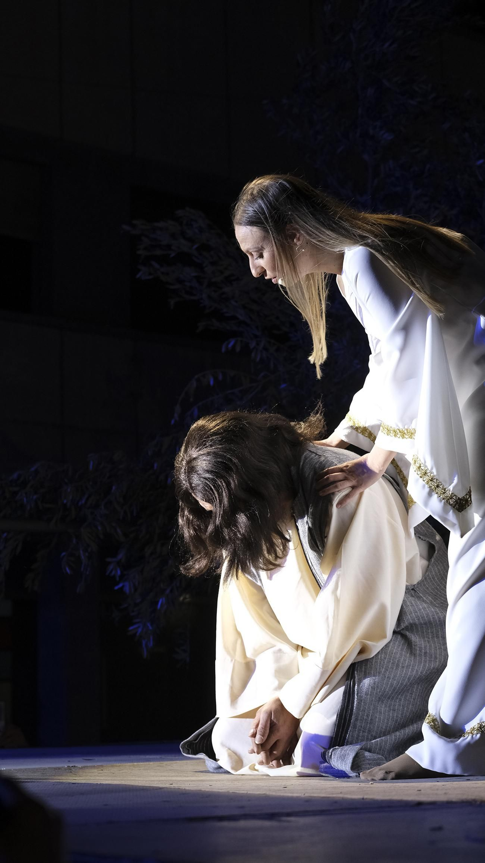 Imágenes de la Pasión Viviente en la Semana Santa de Gádor 2023