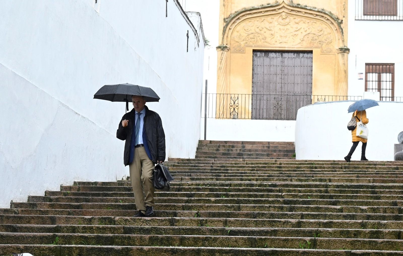 La lluvia que deja la borrasca Konrad en Córdoba, en imágenes