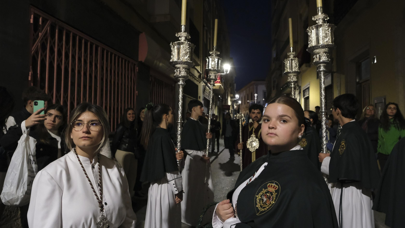 Procesión de Estudiantes en Almería, en imágenes