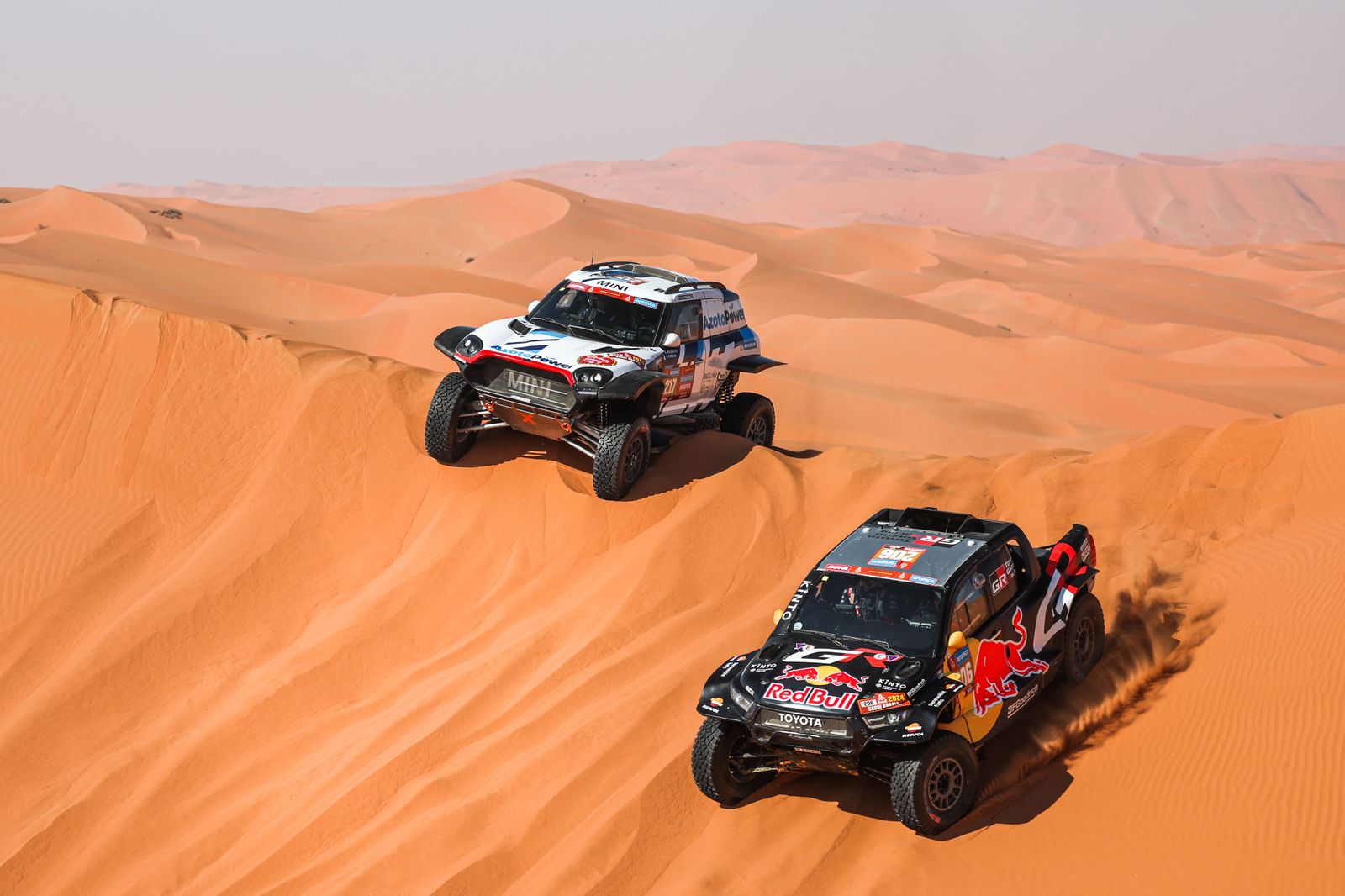 Las mejores fotos del Dakar por las dunas