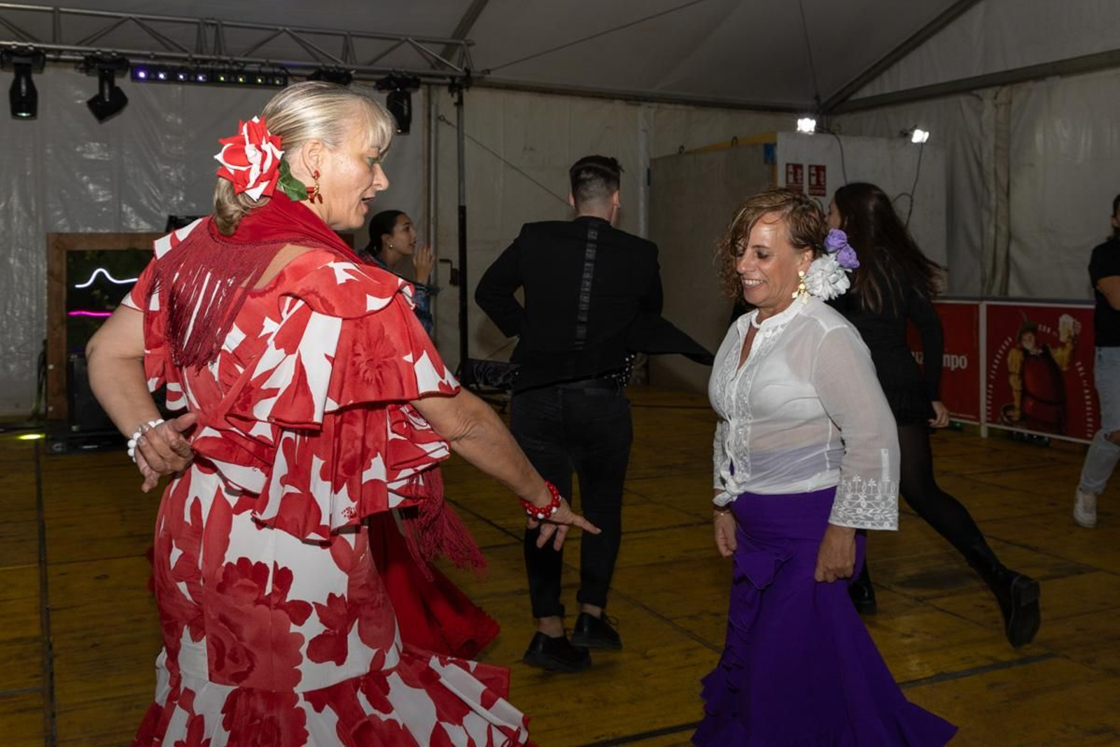 Feria de San Lucas por la noche, en imágenes