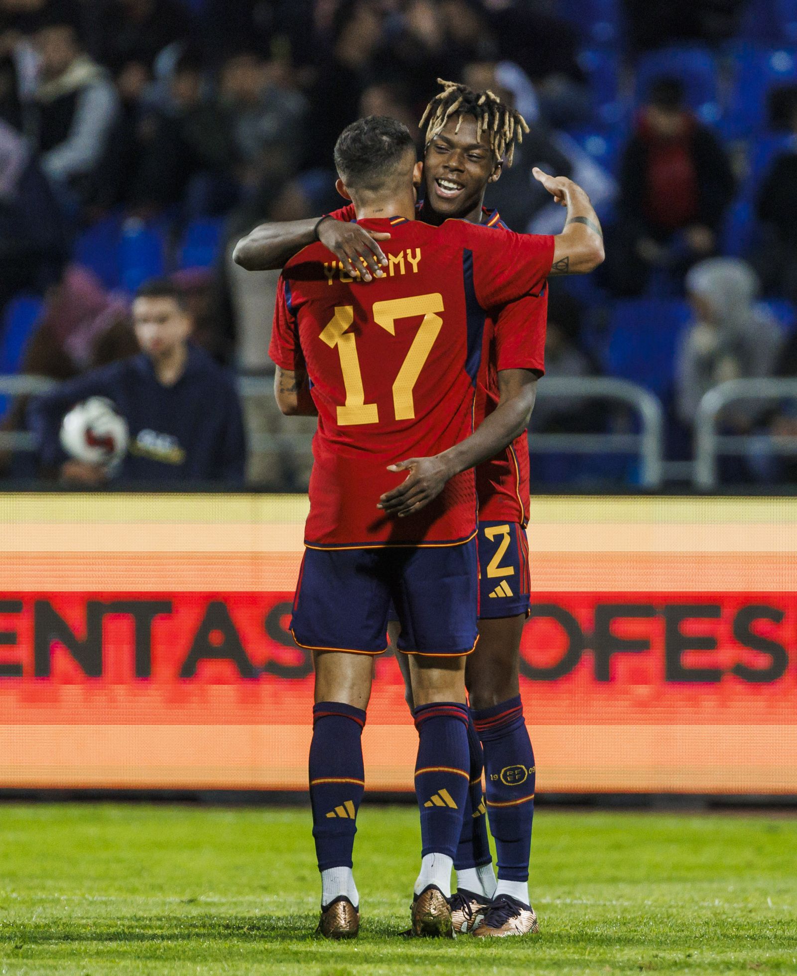 Las imágenes del Jordania - España previo al Mundial de Qatar