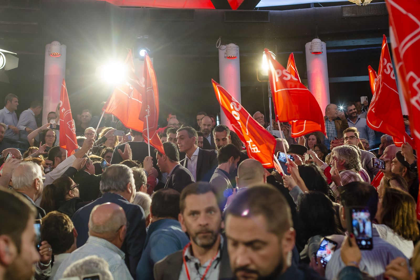 Imágenes del mitin del PSOE en Cádiz