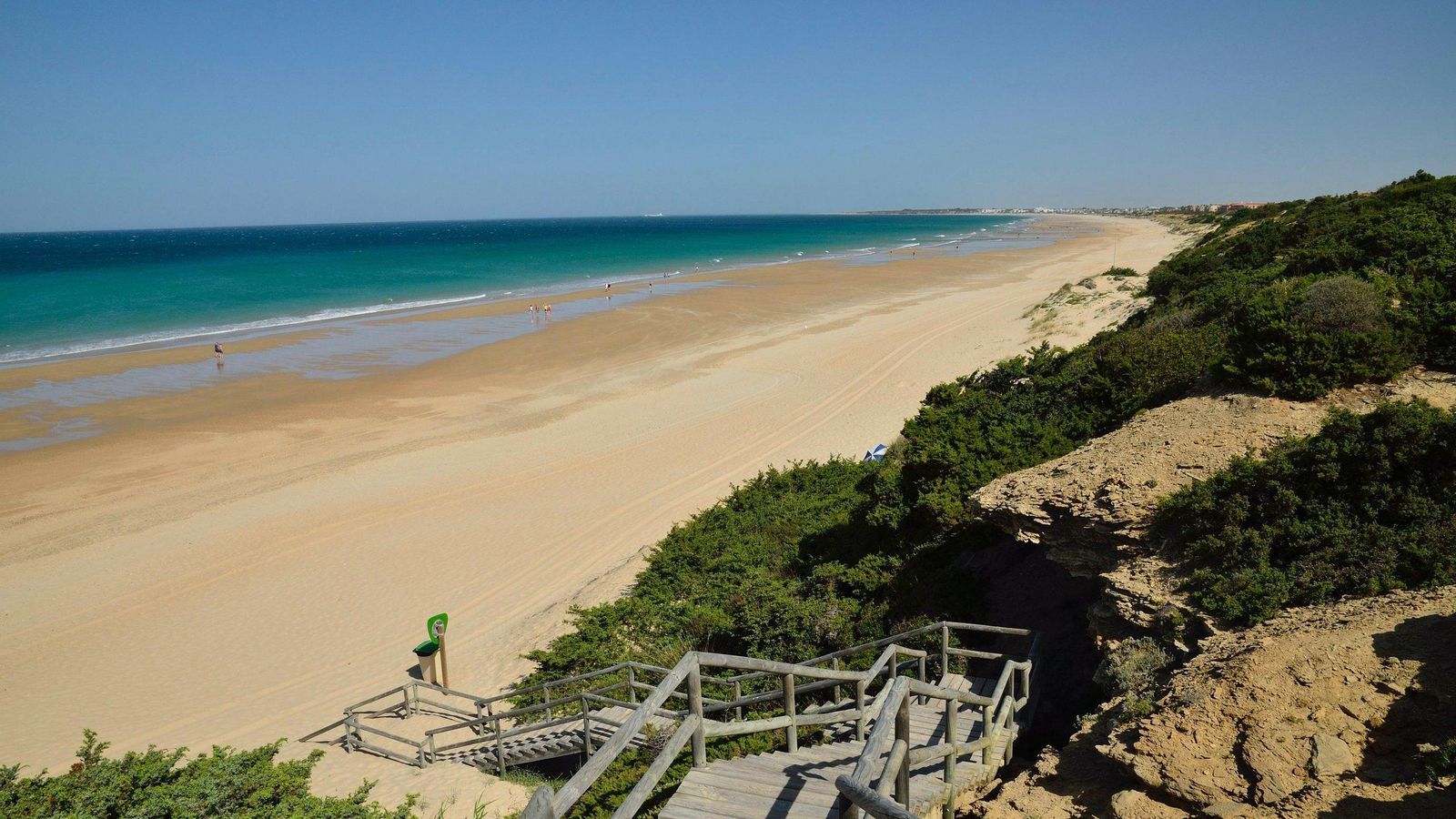 Playa de La Barrosa (Cádiz).