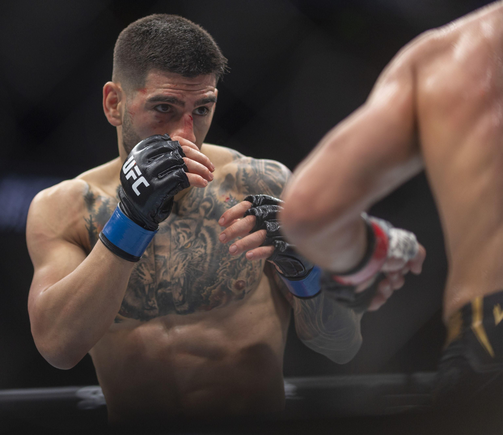 Las fotos de la victoria de Ilia Topuria como campeón de la UFC