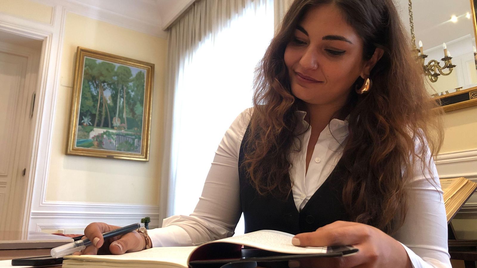 Andrea Quintero, hija de Jesús Quintero