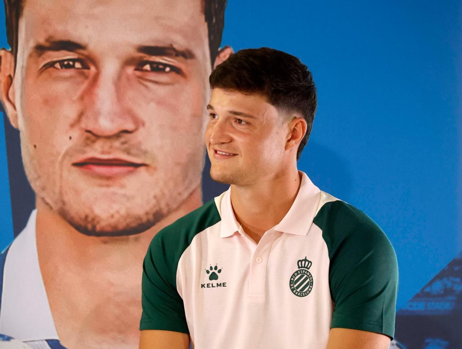 Miguel Rubio tras su llegada al Espanyol