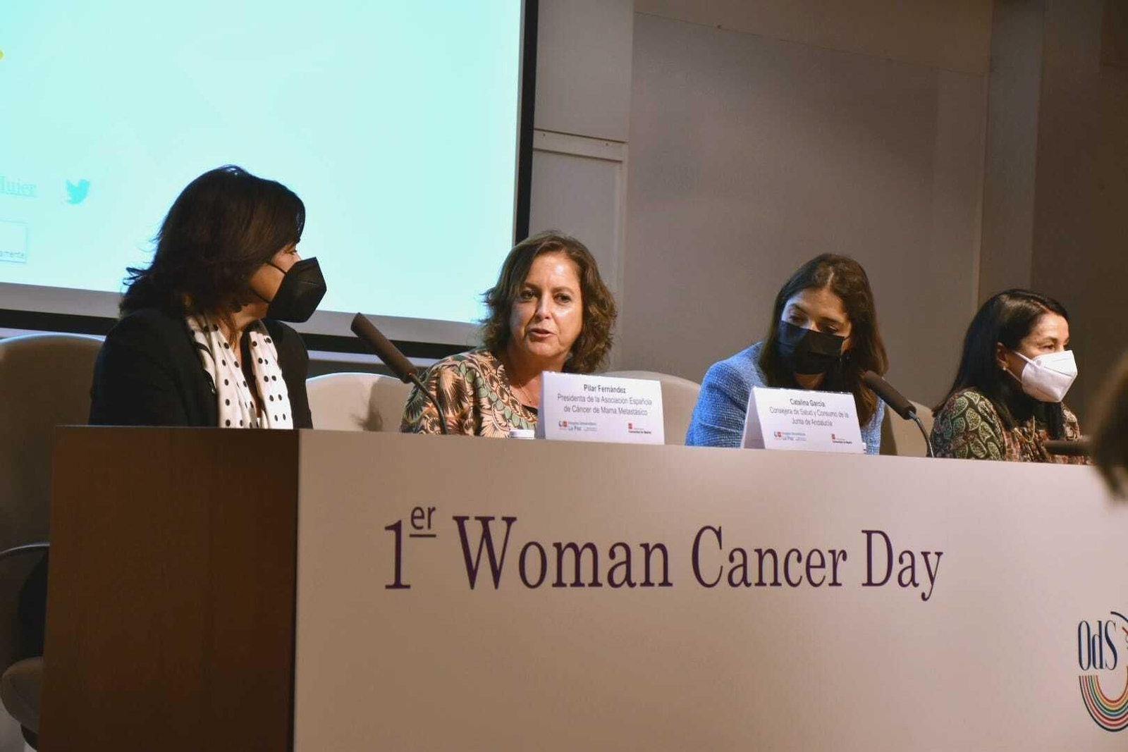 Catalina García en el Woman Cancer Day celebrado en Madrid.