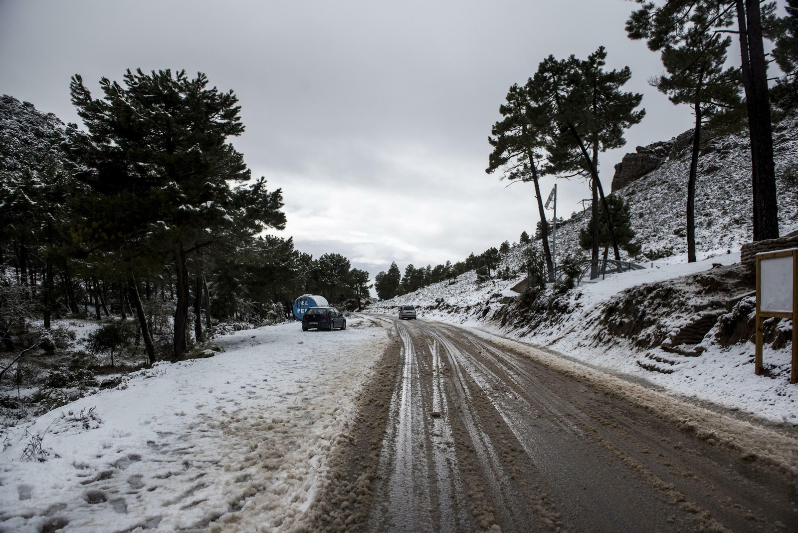 Todas las imágenes del paso del temporal por Granada