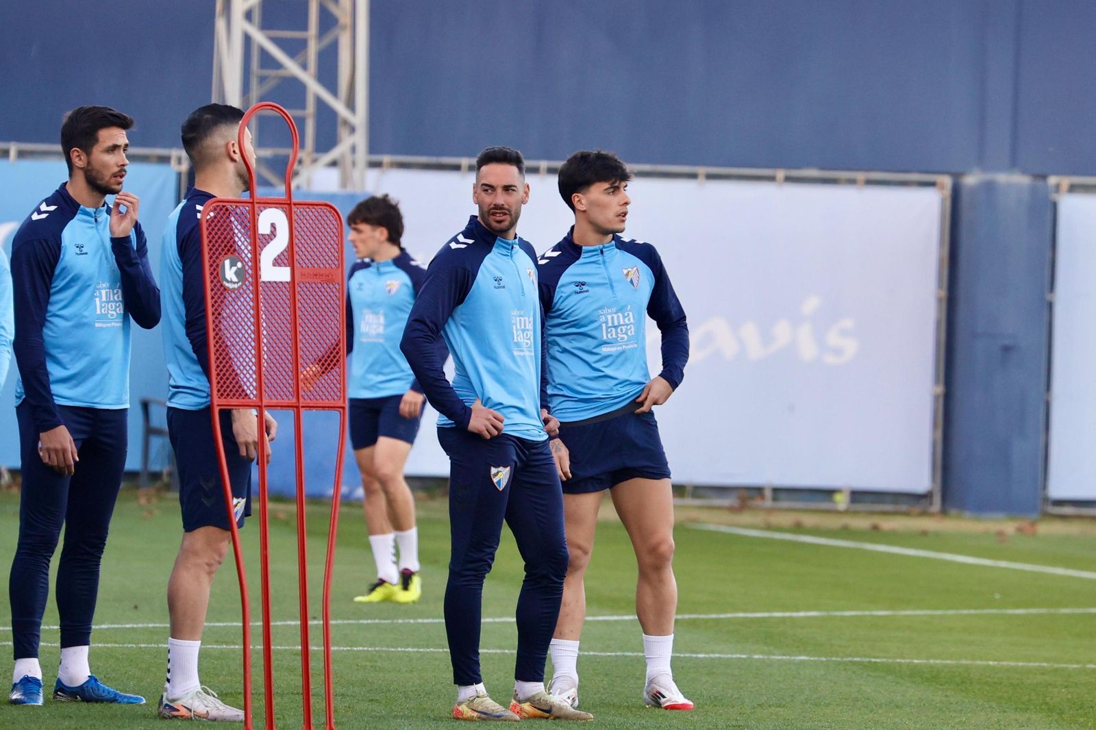 Kevin, novedad en el trabajo del Málaga CF