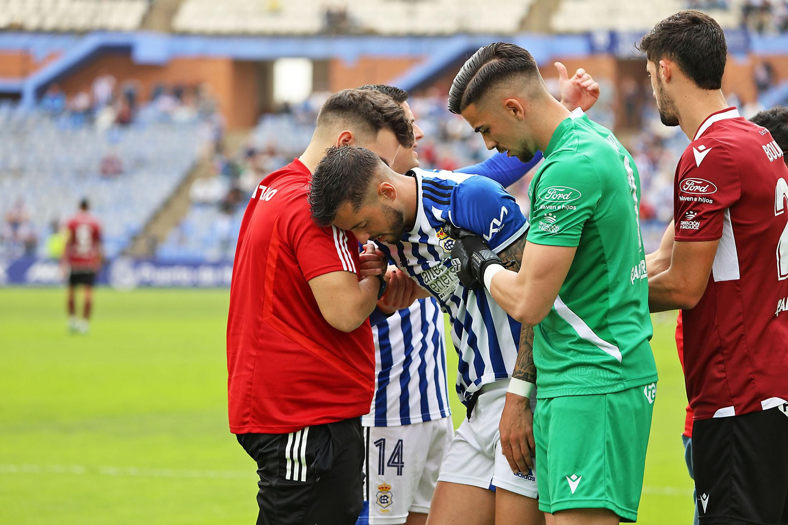 Imágenes del encuentro entre el Recreativo de Huelva y la AD Mérida