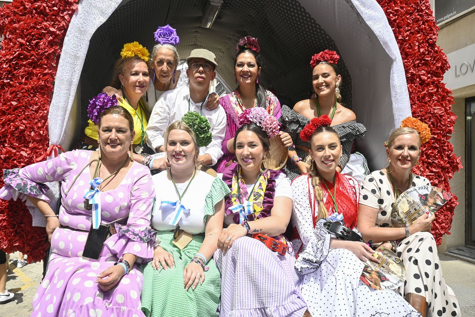 Todos los rocieros de la comitiva de la Hermandad de Huelva, en imágenes