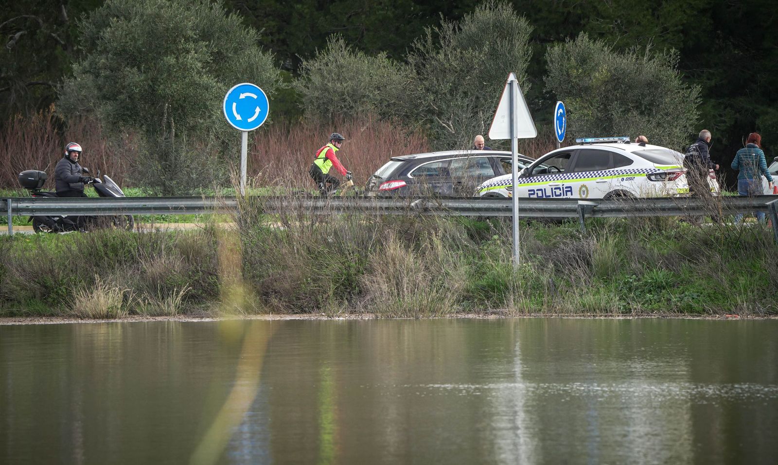 Un día tranquilo en el rio Guadalete, en imágenes