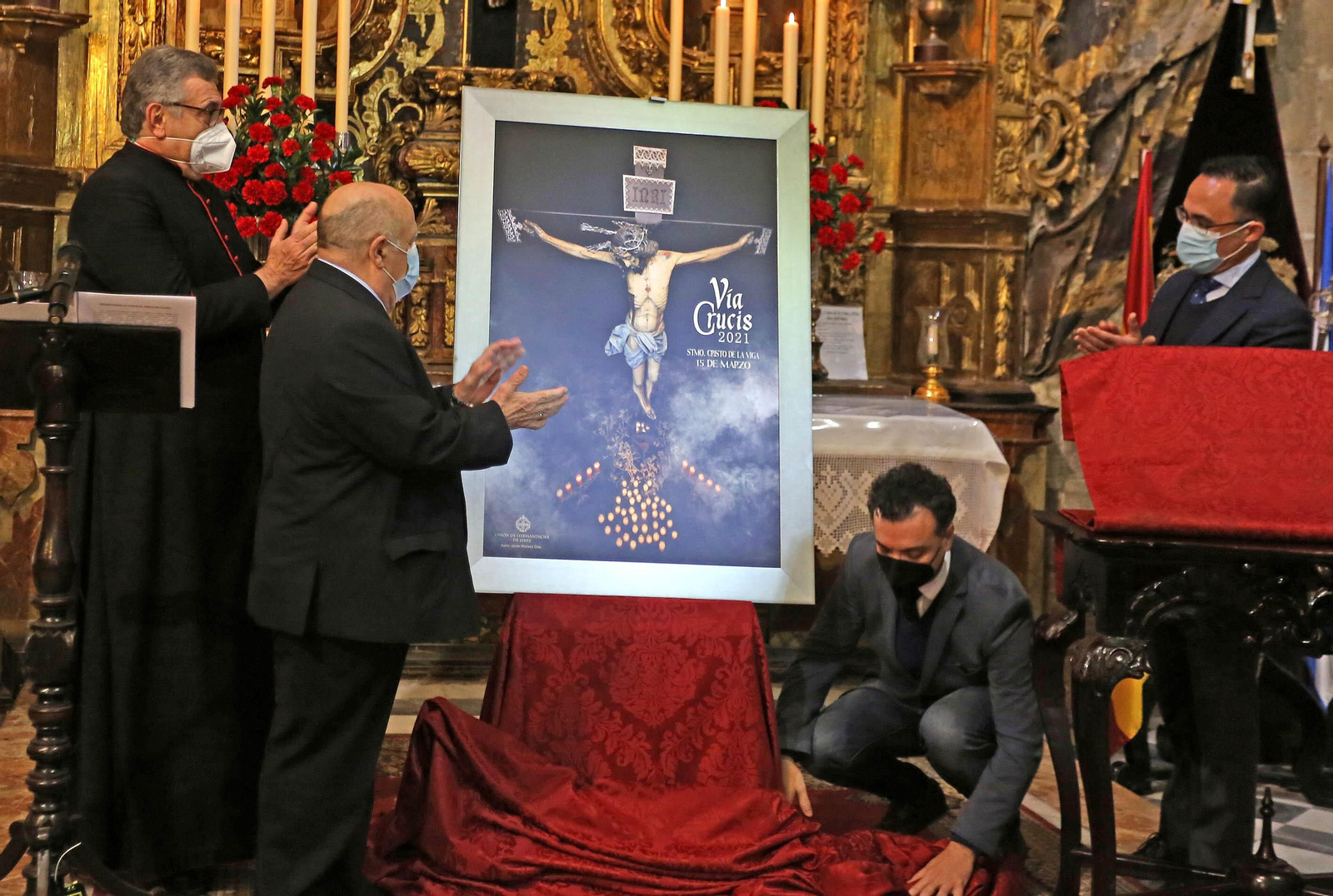 Presentación del cartel del Vía Crucis de las Hermandades de Jerez
