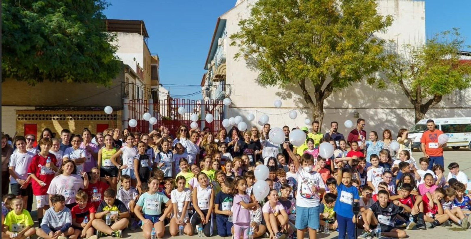 Alumnos del colegio Agustín Rodríguez.