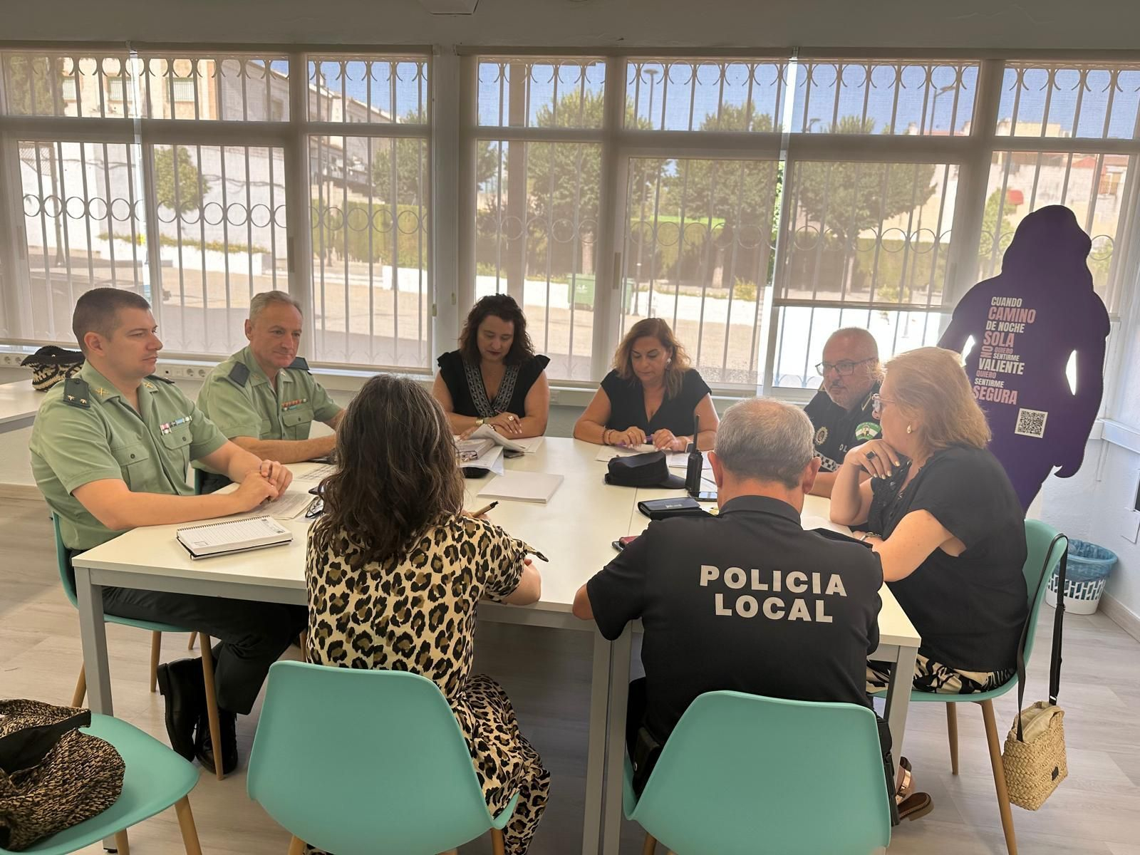 Reunión de coordinación para evaluar la situación actual de los casos de violencia de género en Martos.