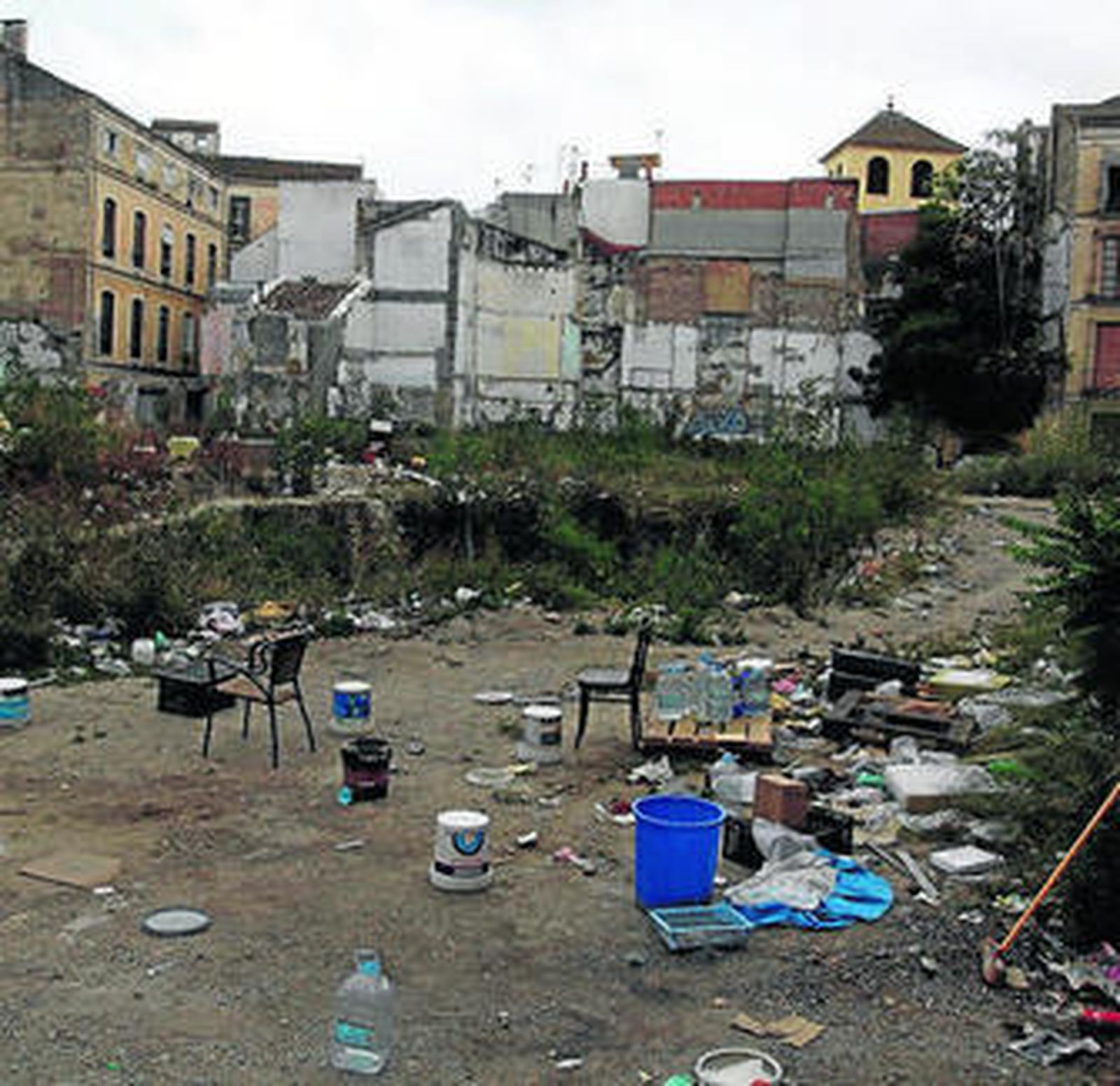 La parcela de la calle Nosquera.