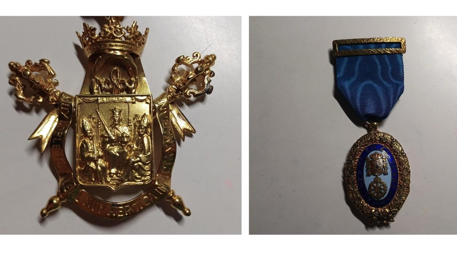 La Medalla de Sevilla y la del Oro al Mérito en el Trabajo, concedidas a Luis Navarro García.