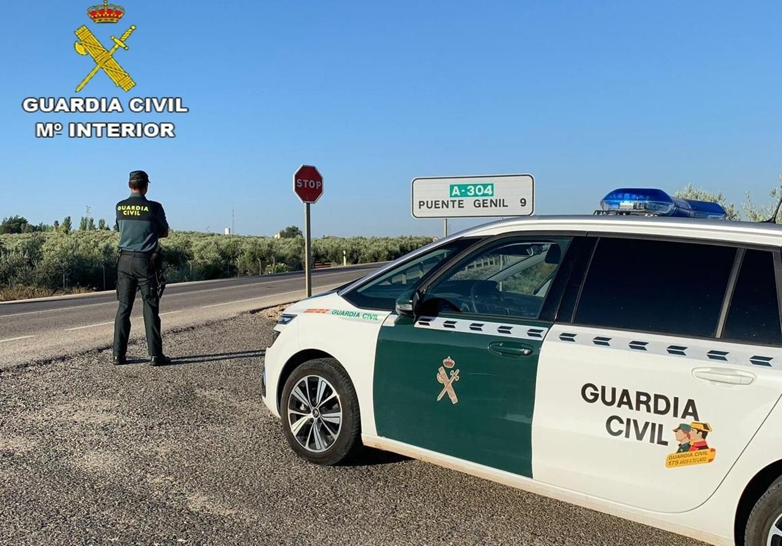 Puesto principal de la Guardia Civil en Puente Genil.