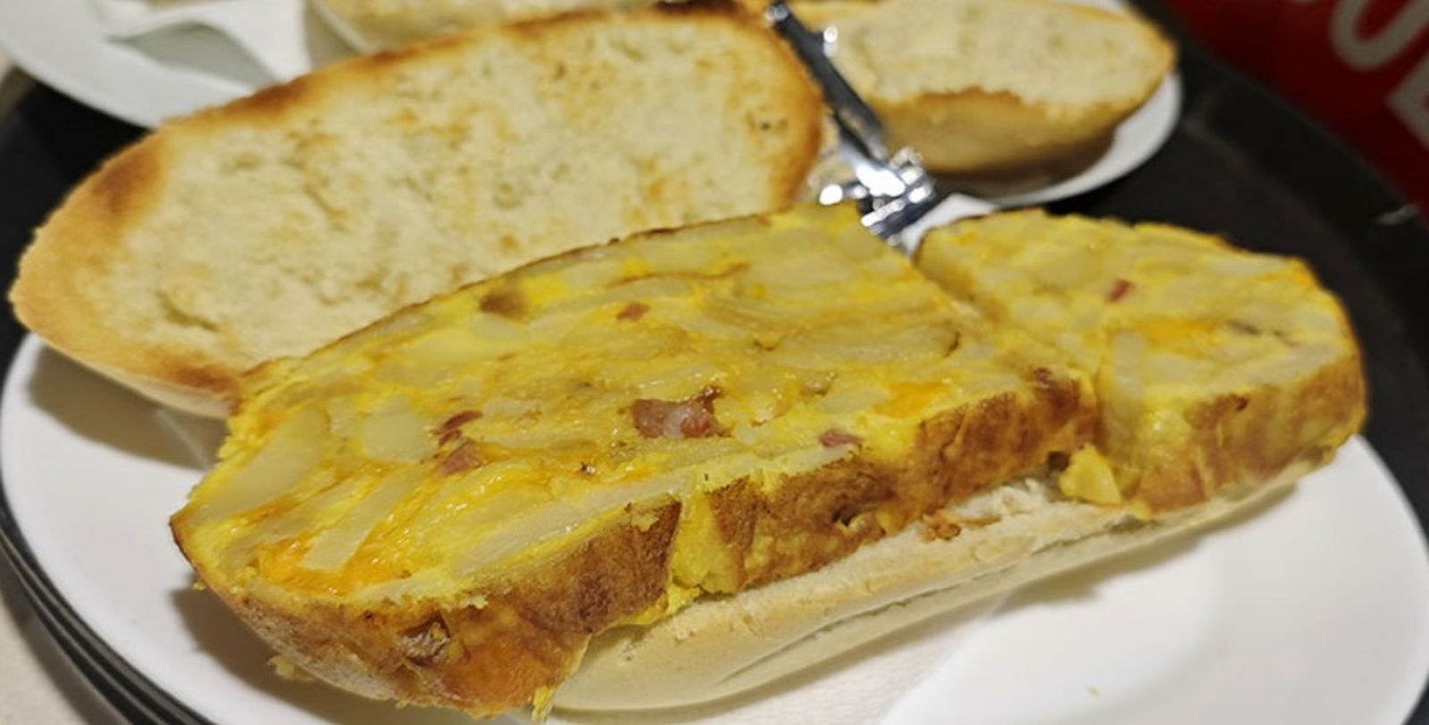 Tortilla del restaurante