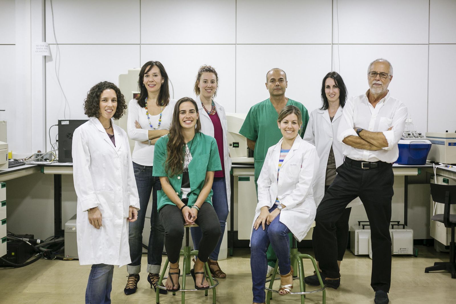 El equipo de investigadores de Cibersam en Cádiz.