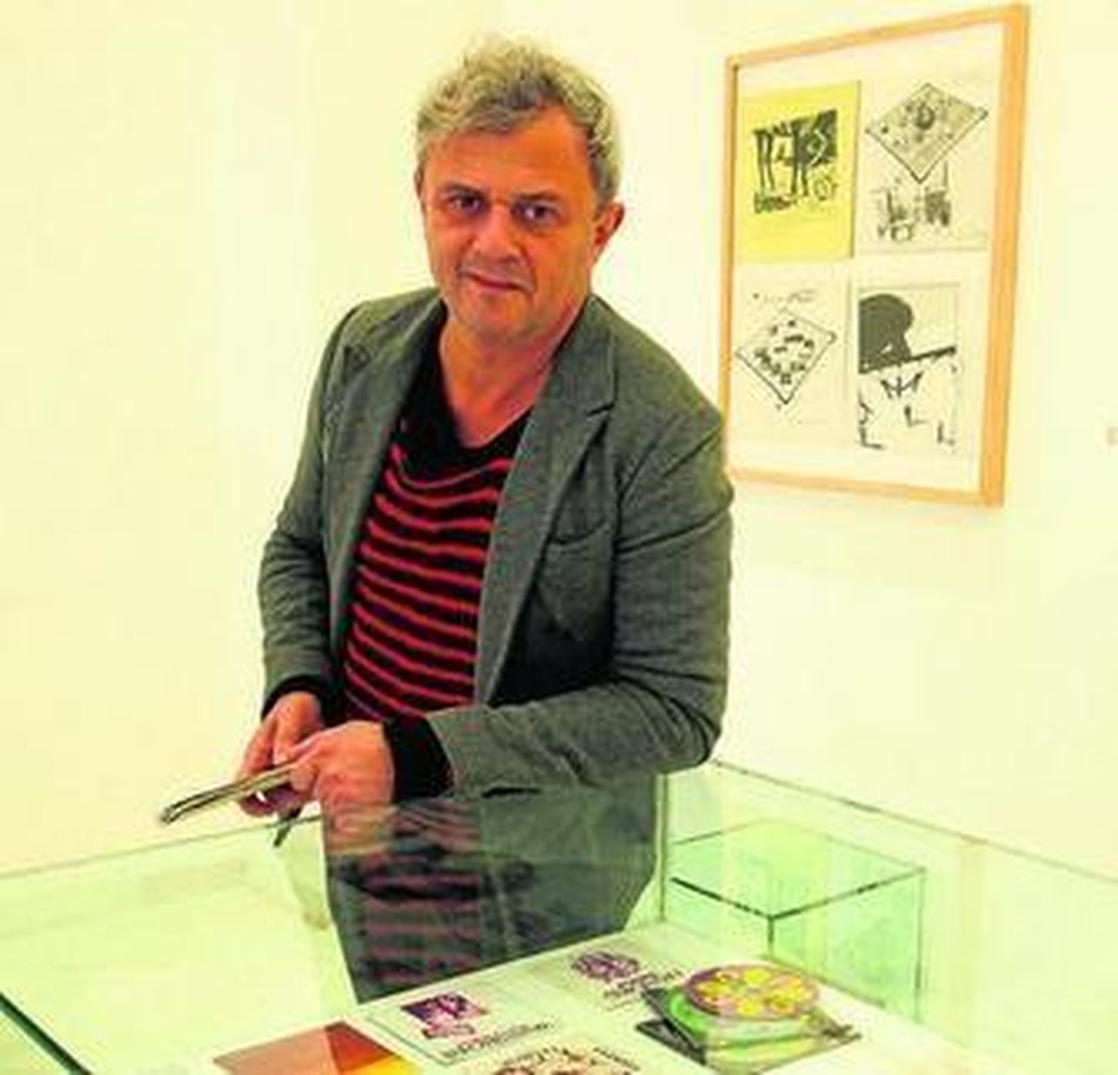 Rubén Barroso, en el CAAC durante la edición de Contenedores de 2014.