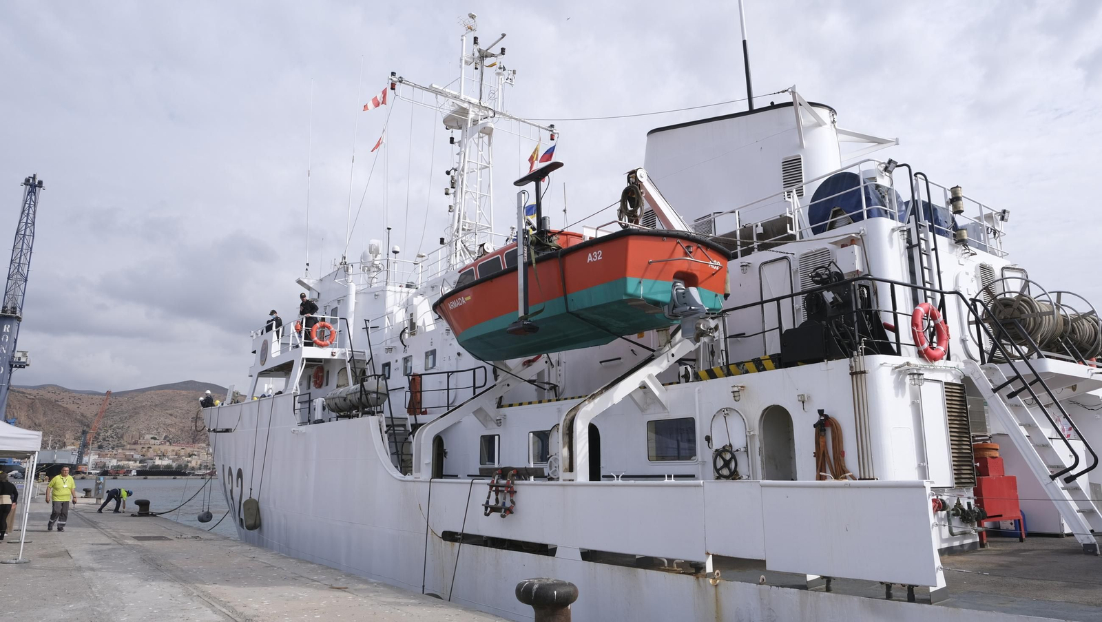 Ejercicio Marsec25 simulacro, en el Puerto de Almería, en imágenes