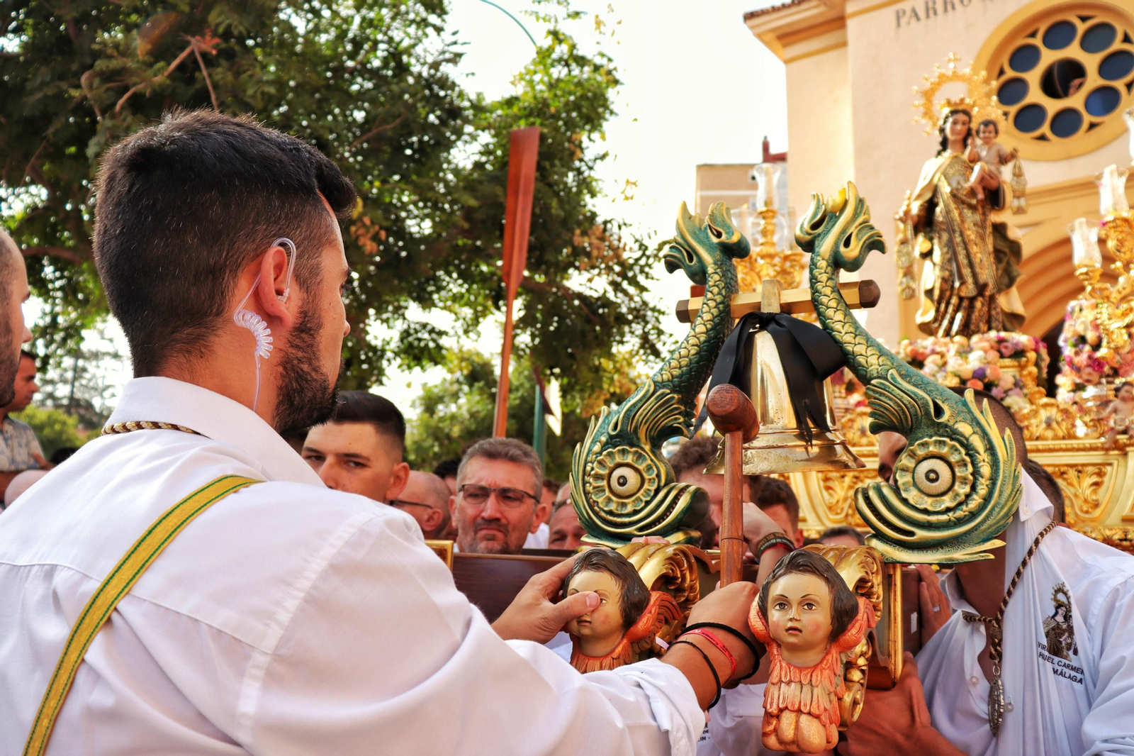 La Virgen del Carmen de Huelin, en fotos