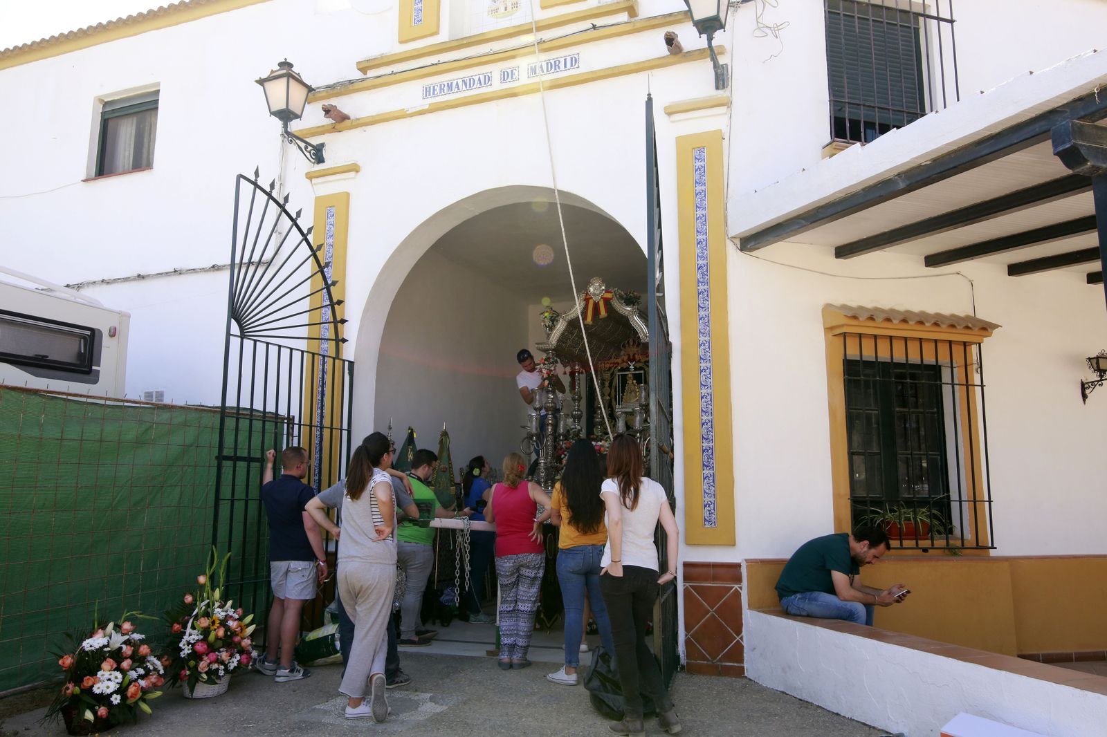 Imágenes del domingo de descanso en El Rocio