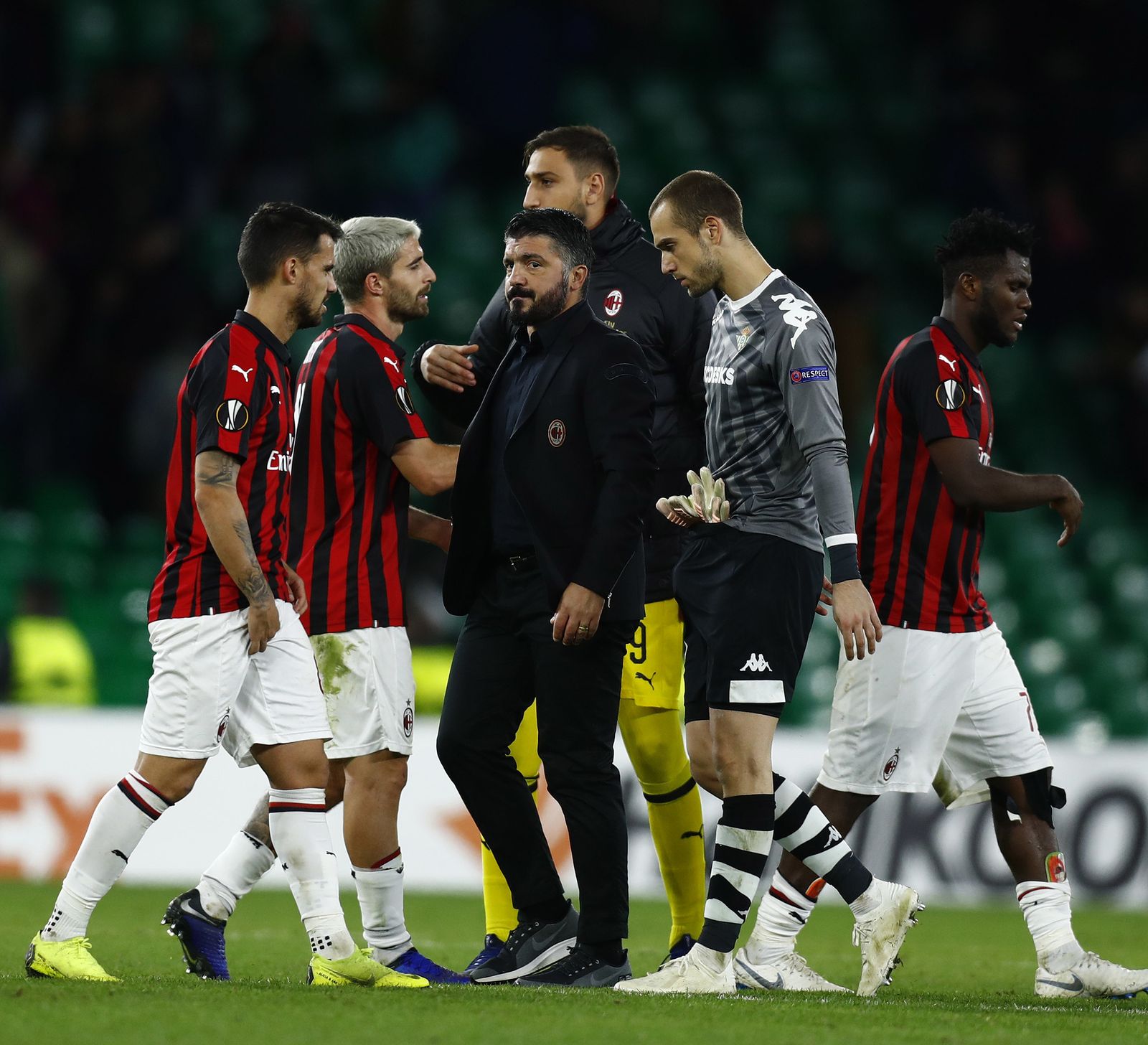El Betis-Milan, en imágenes