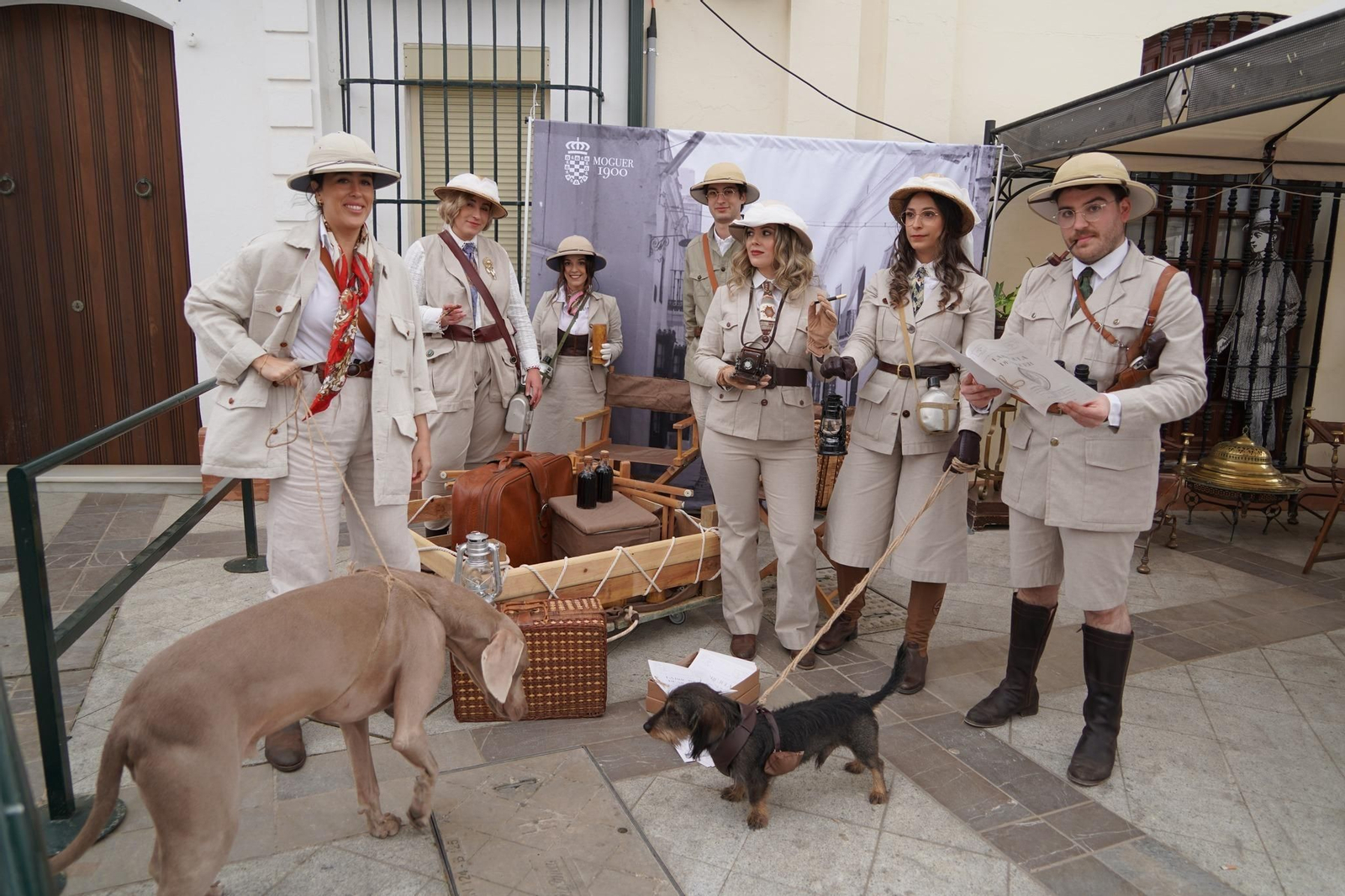 Imágenes de las mejores caracterizaciones de la Feria de Época Moguer 1900