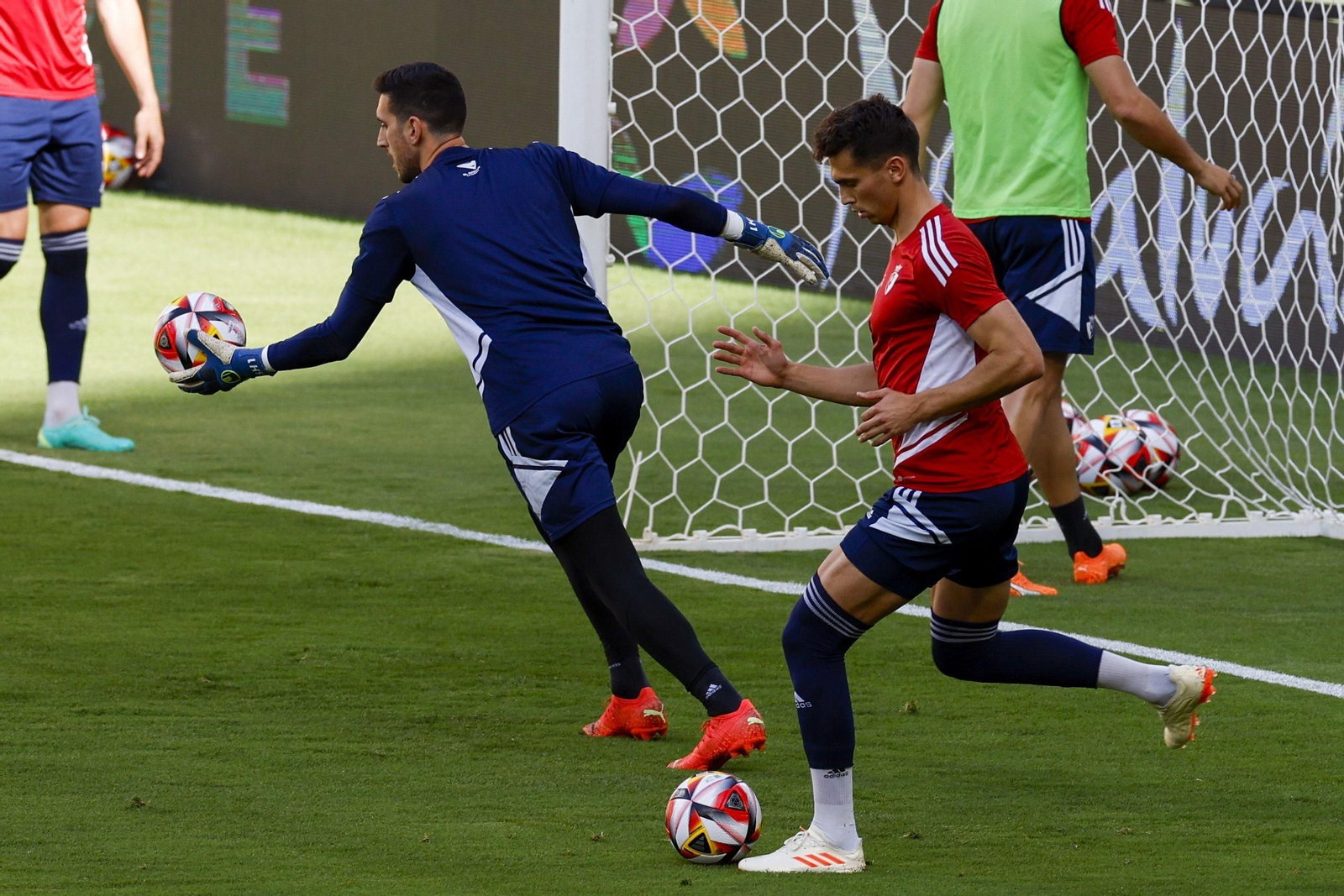 Las fotos de Real Madrid y Osasuna para la final de la Copa en Sevilla
