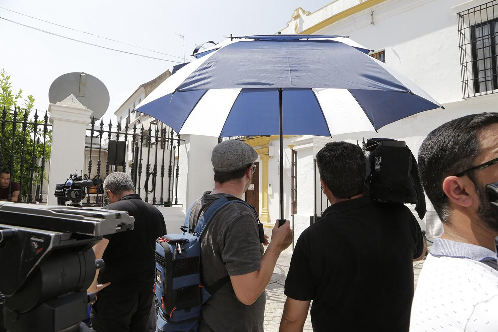 Las imágenes del encuentro entre Angela Merkel y Pedro Sánchez en Sanlúcar.