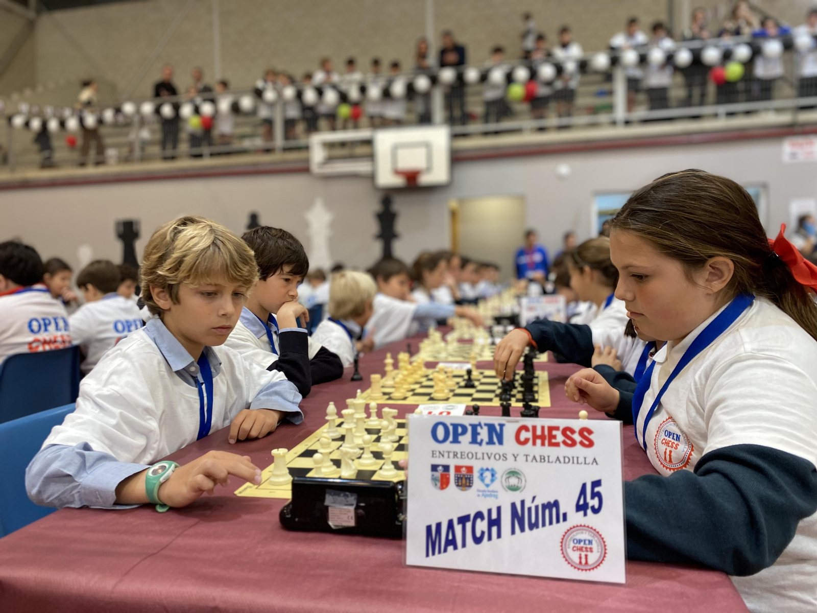 Más de mil partidas de ajedrez en el torneo escolar Open Chess Entreolivos-Tabladilla