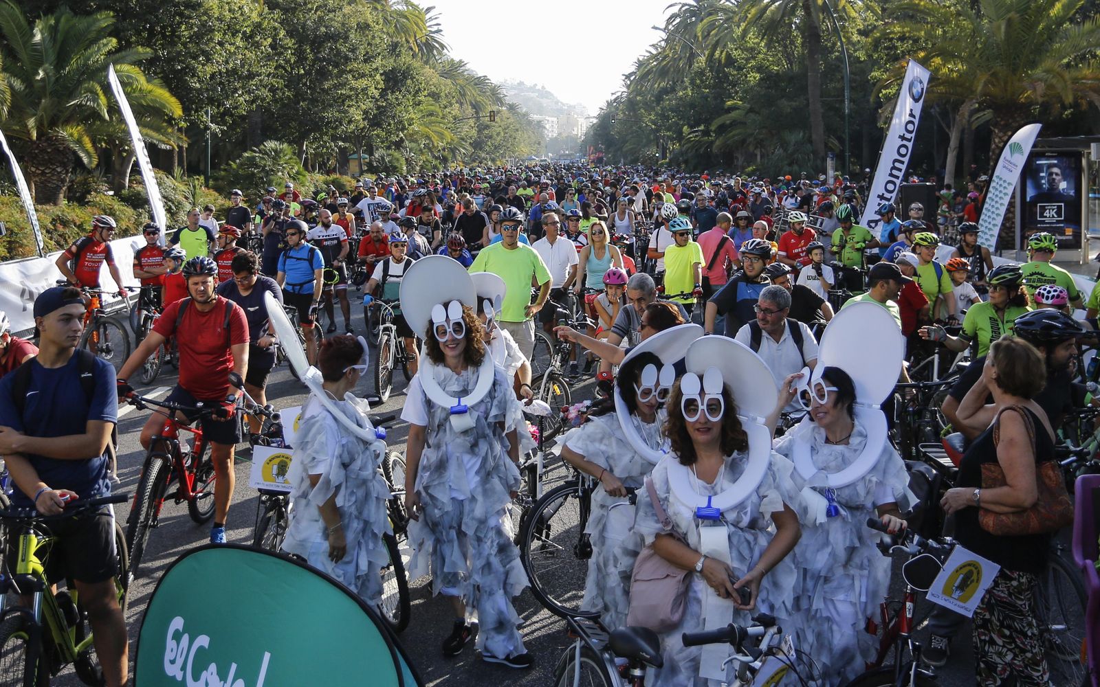 Fotos del Día de la Bicicleta en Málaga