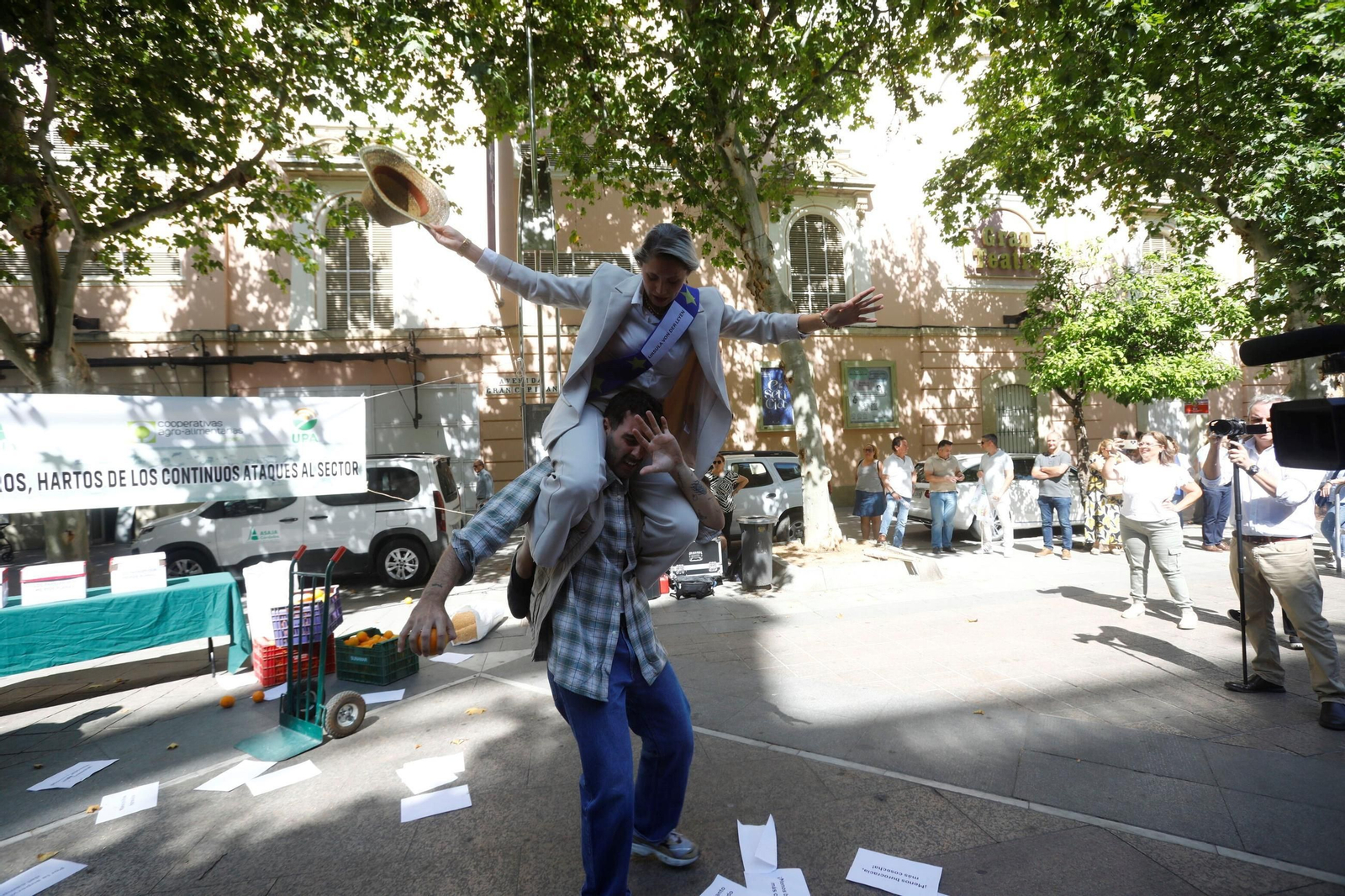 Las imágenes de la concentración de los agricultores de Córdoba "por la supervivencia del campo"