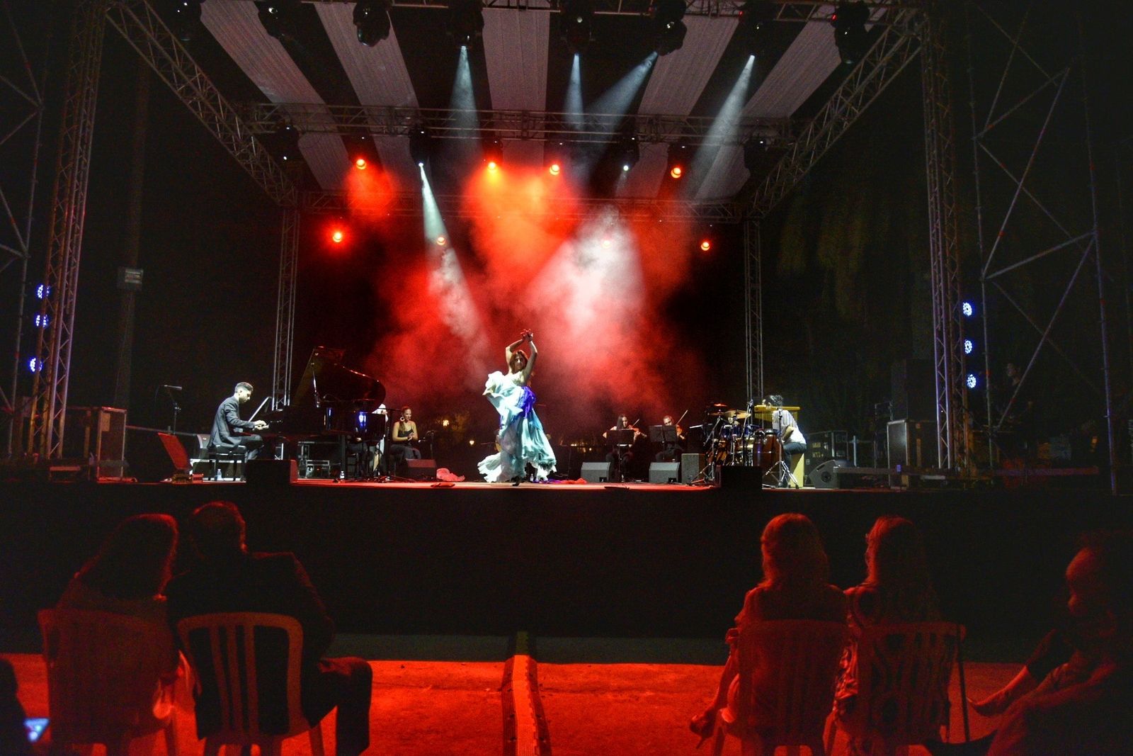 Un momento del espectáculo de Diego Valdivia.