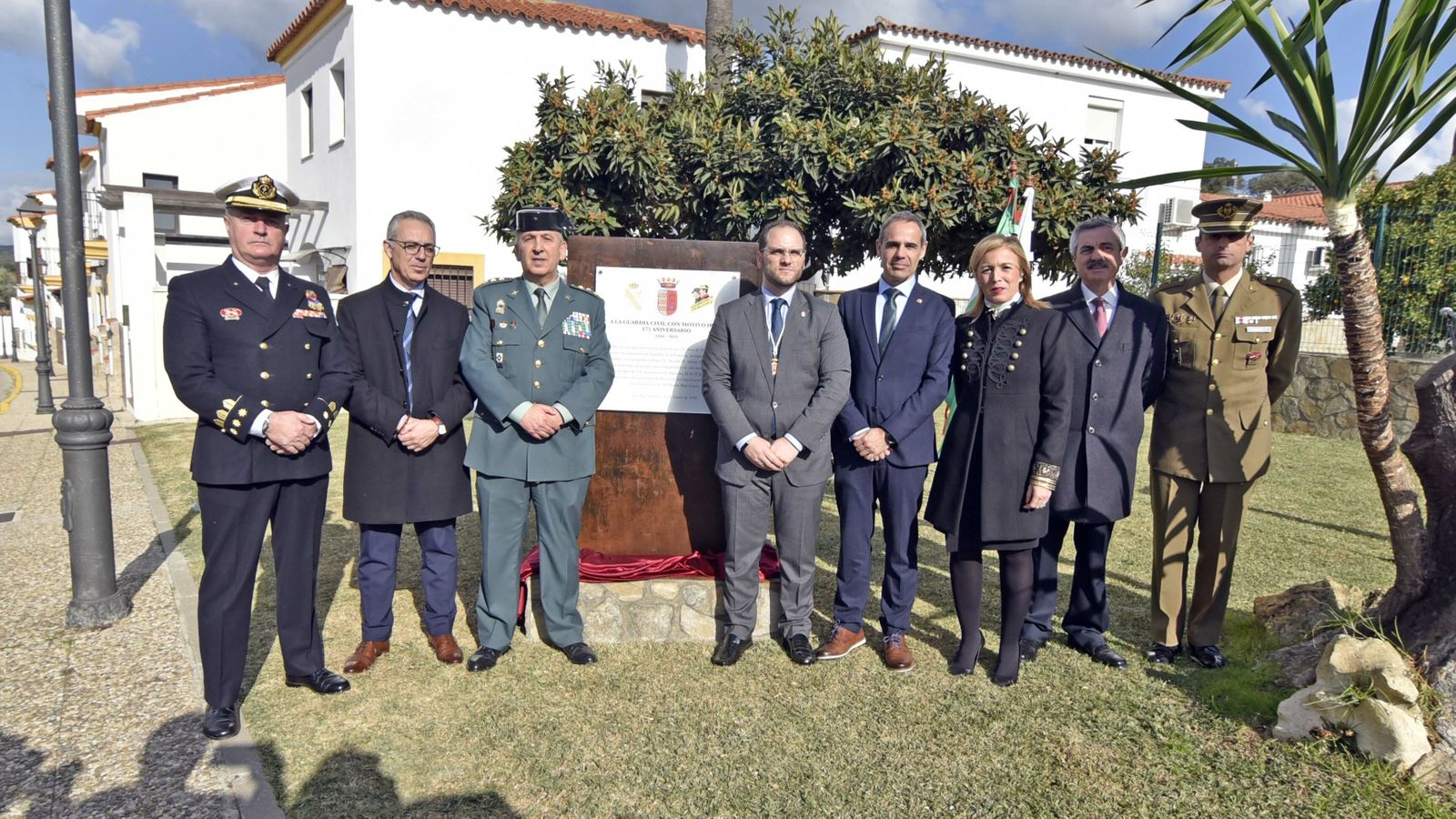 Las fotos del homenaje de Castellar a la Guardia Civil.