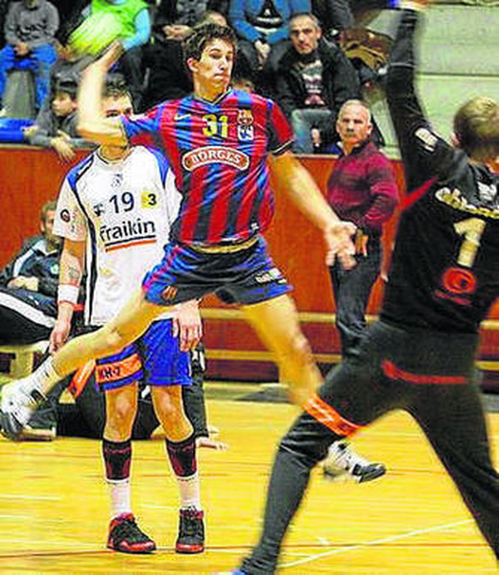 Álvaro Ruiz, con el Barça.