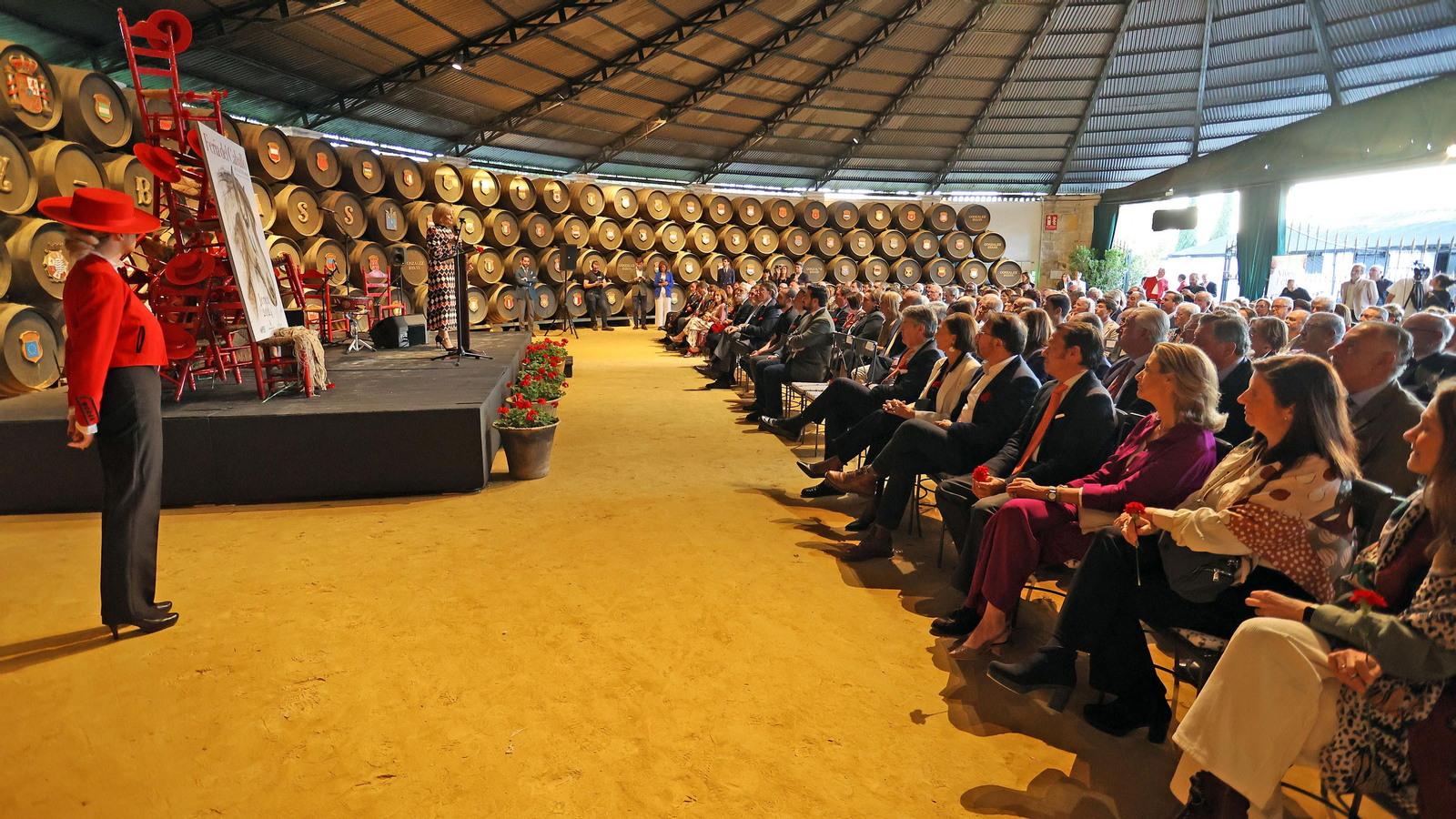 Presentación del cartel de la Feria del Caballo de Jerez 2024 en Bodegas González Byass