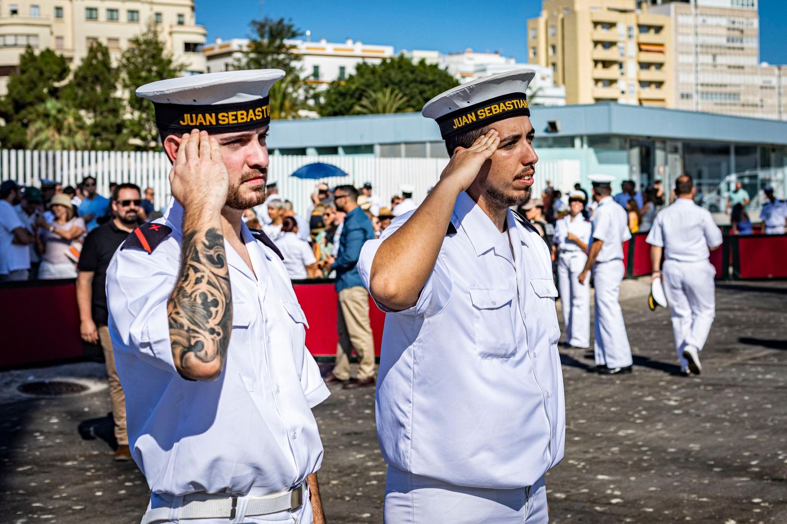 Las imágenes de la llegada del 'Juan Sebastián de Elcano' a Cádiz