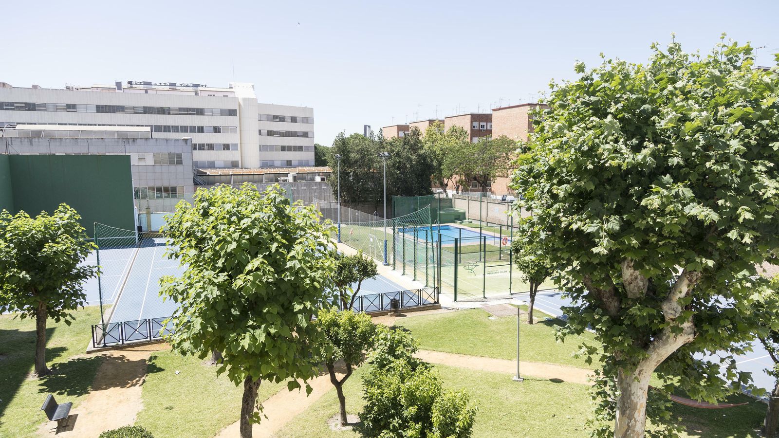 Las instalaciones deportivas del centro.