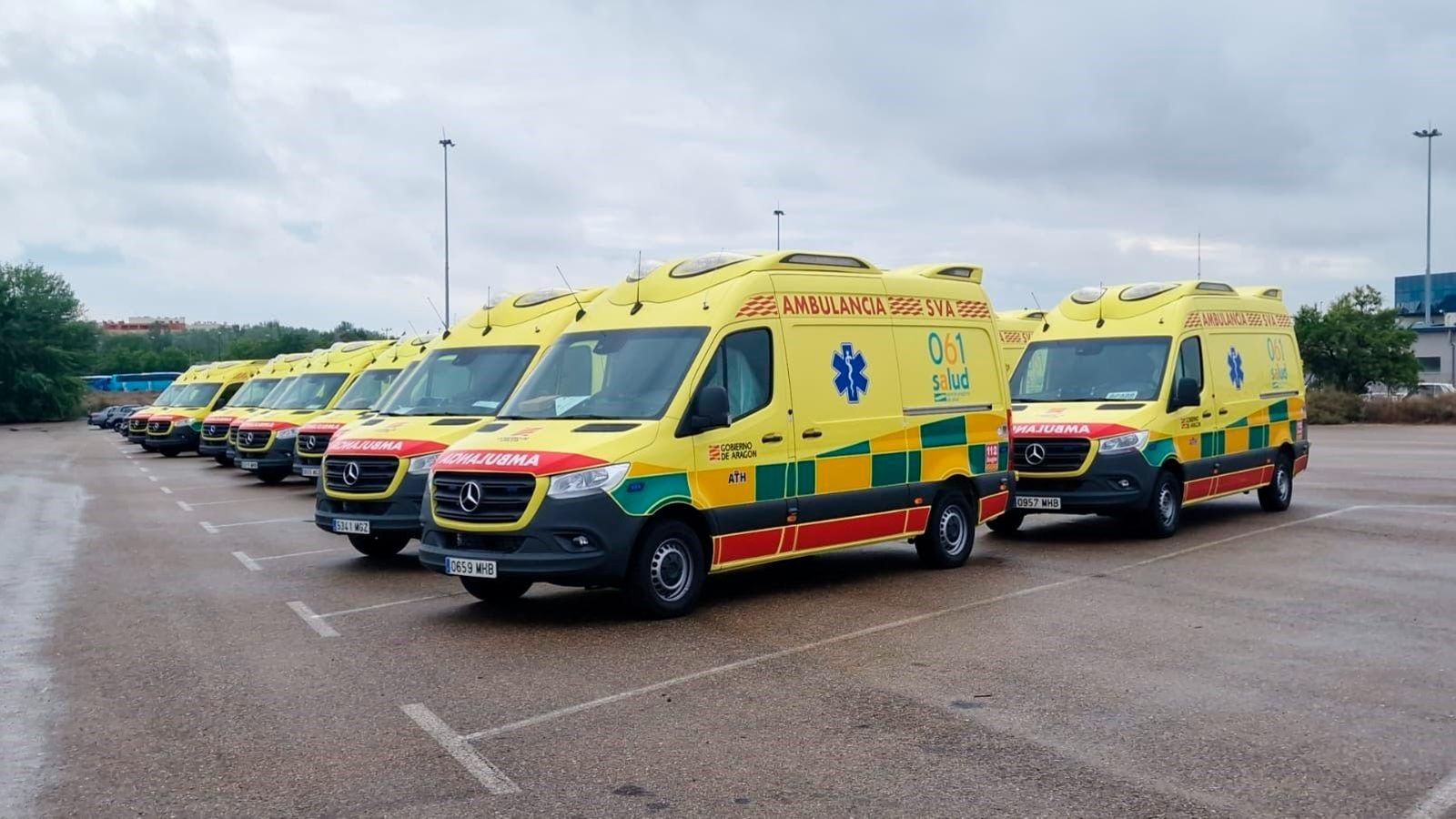 Ambulancias de la empresa Tenorio.