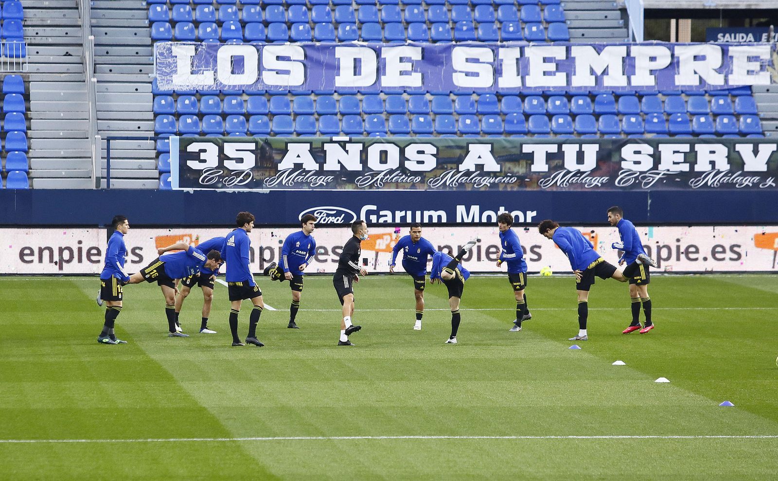 El Málaga CF-Real Oviedo, en fotos
